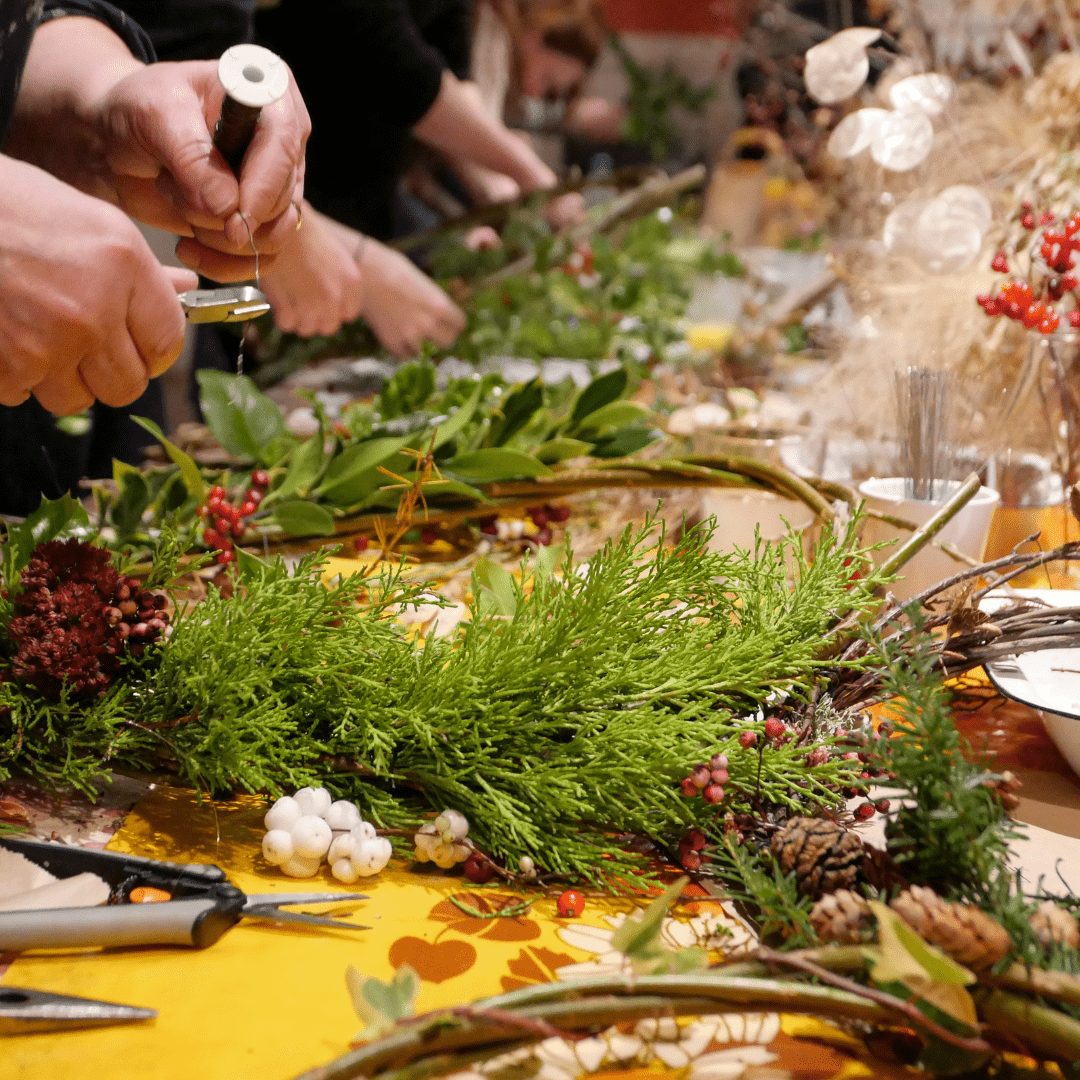 December 9th Wreath Making Workshop - Flowers by Special Arrangement