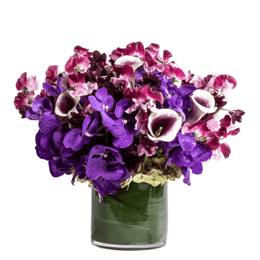 Purple Vanda Orchids and Calla Lilies - My Store
