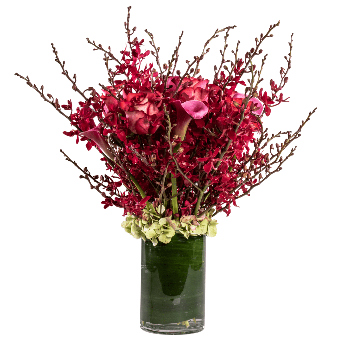 Red Orchids and Roses - My Store